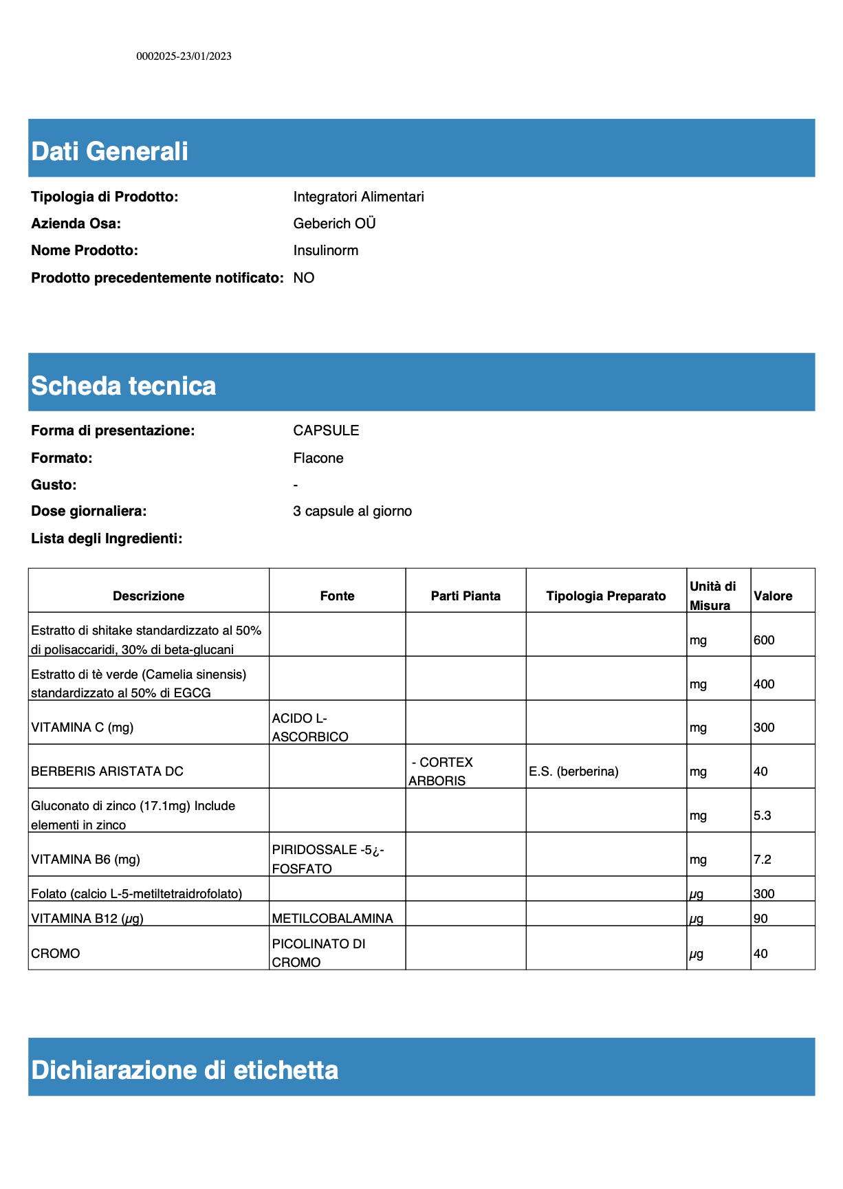 Certificato 2